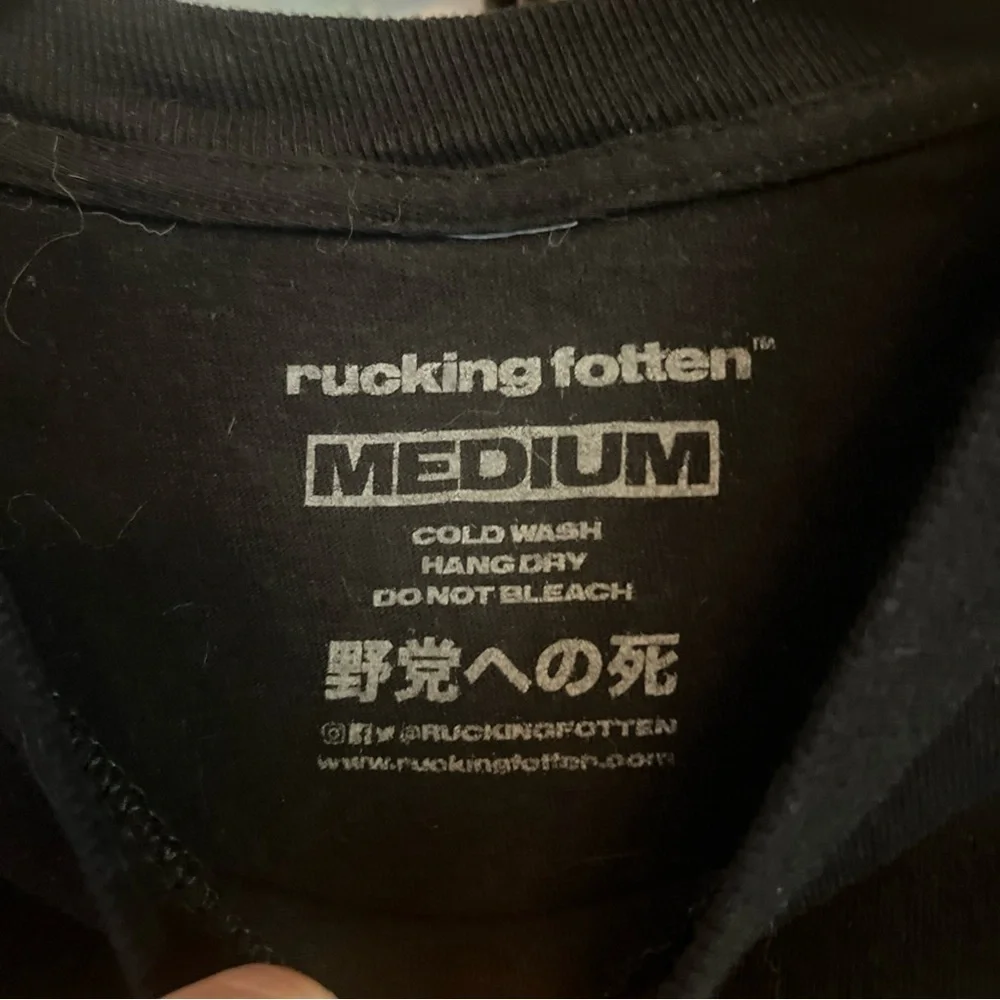 Rucking Fotten X-Files T-Shirt Longsleeve Medium Trust No One - Picture 4 of 7